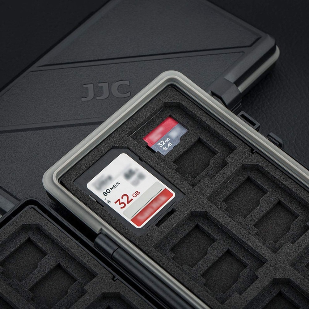 10 Slots Micro SD Card Case+36 Memory Case black