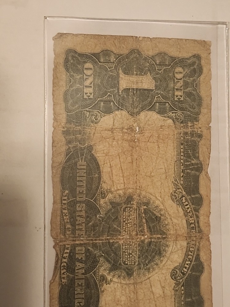 1899 Black Eagle Silver Certificate $1 Banknote Ungraded And Lower Quality