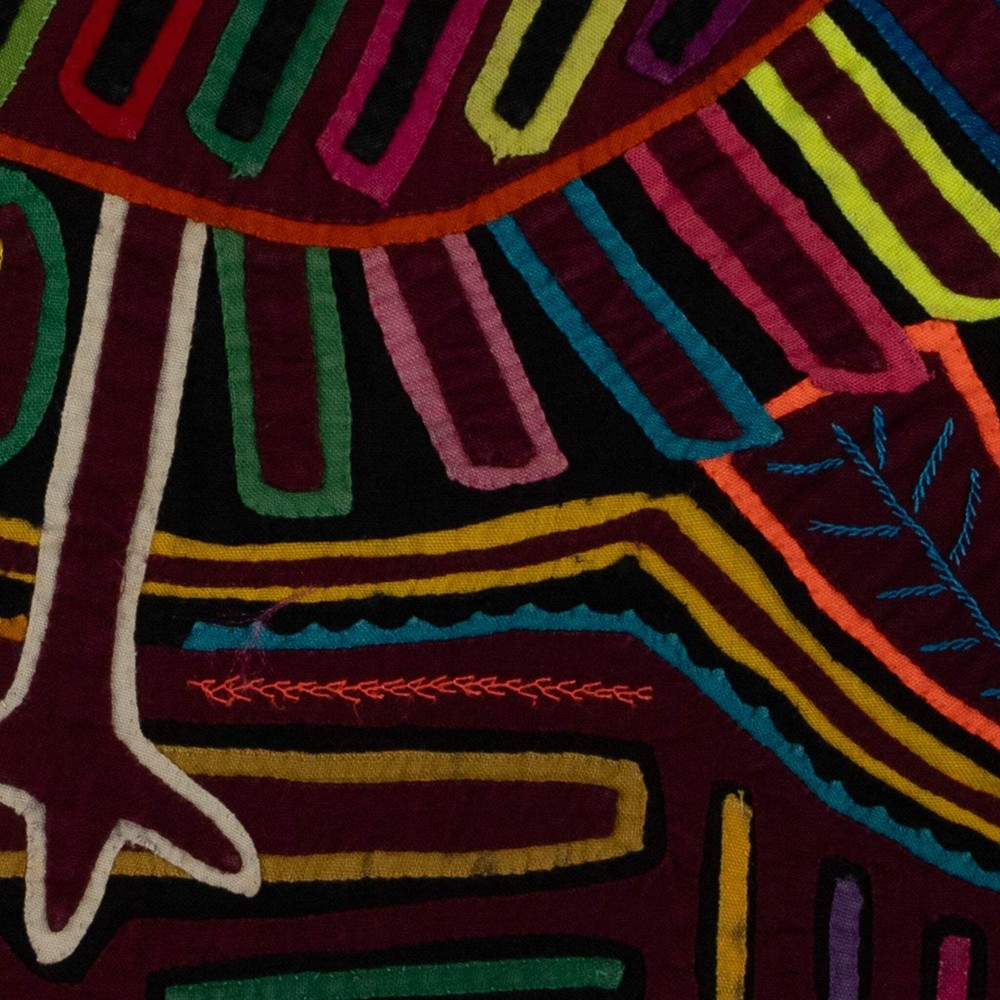 Traditional Multi-Color Parrot Bird Mola