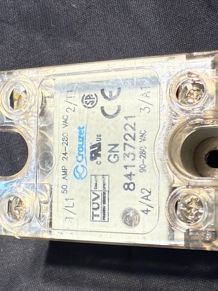 (1) Crouzet 84137221 50 Amp solid state Relay Nice