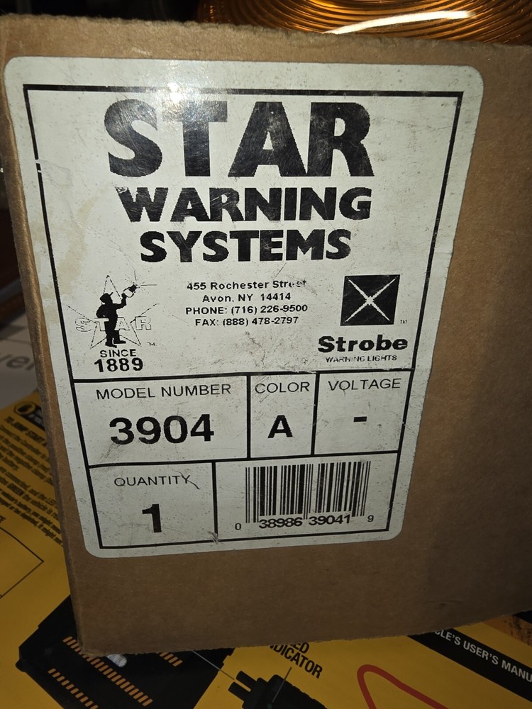 Star Warning Systems 3904-A  7 Total
