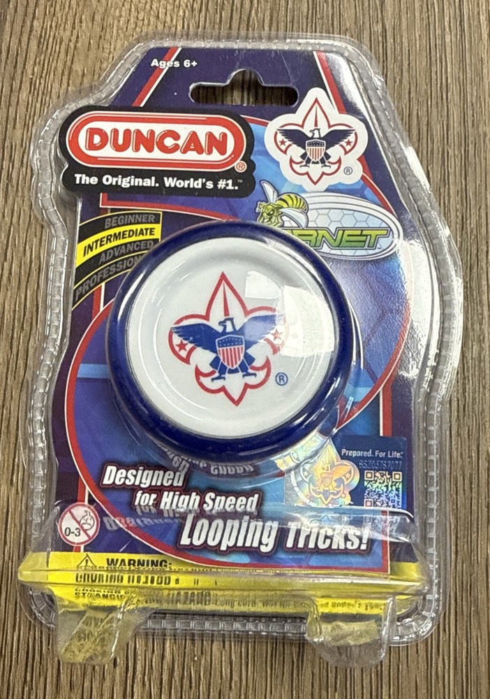 Duncan Hornet Pro Looping Yo Yo Blue White Intermediate Level Great Response