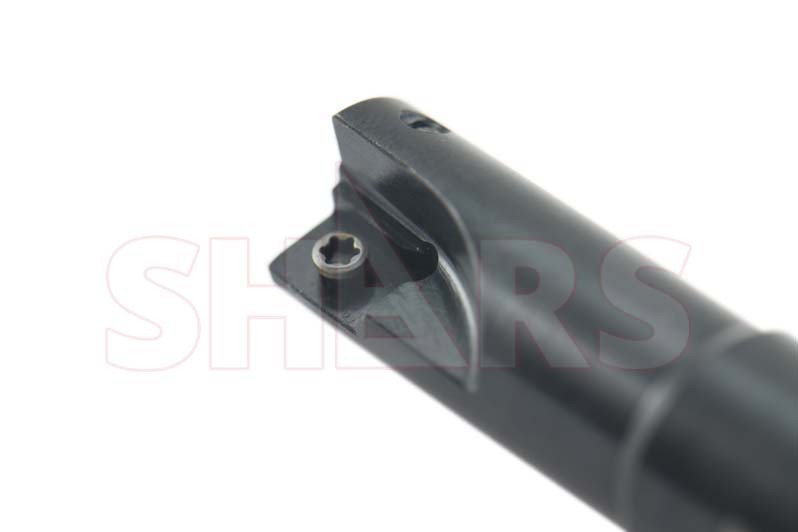 Shars CNC 5/8" 90° Indexable End Mill + 2 APKT1003 Carbide Inserts ![