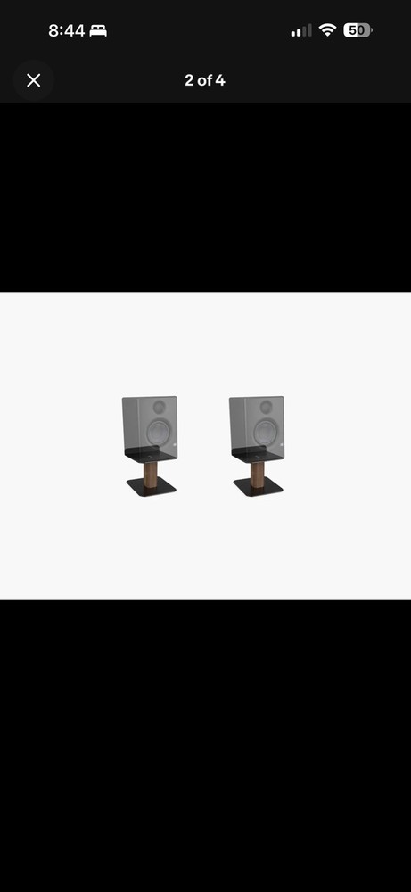 Balolo Speaker Stands in Walnut