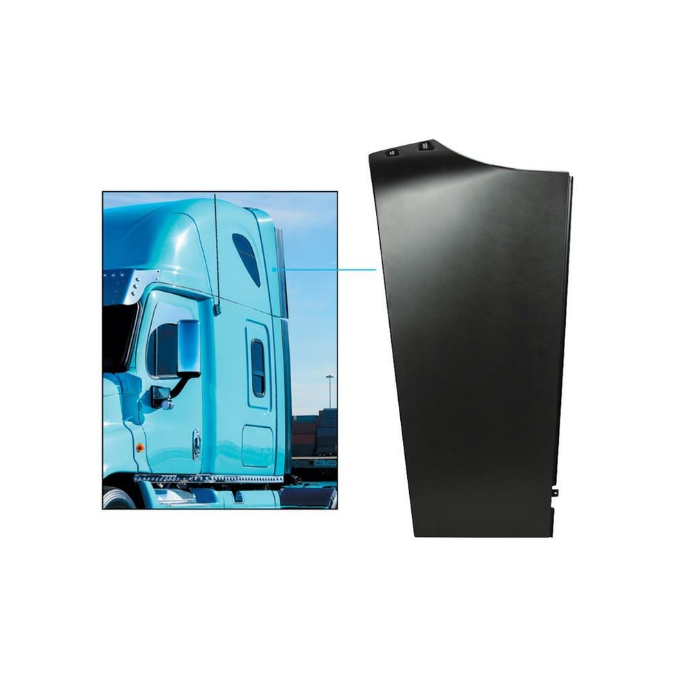 Upper Sleeper Fairing for 2008-2017 Freightliner Cascadia - Black - Passenger