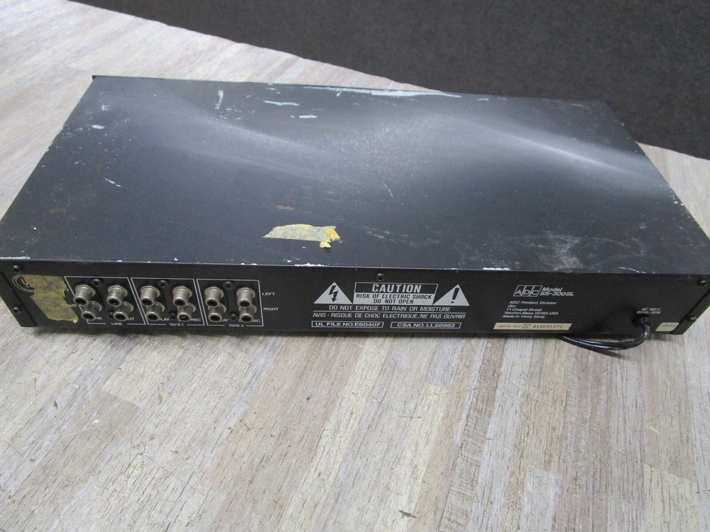 ADC SS-300SL Sound Shaper Stereo Frequency Equalizer TESTED WORKING GOOD