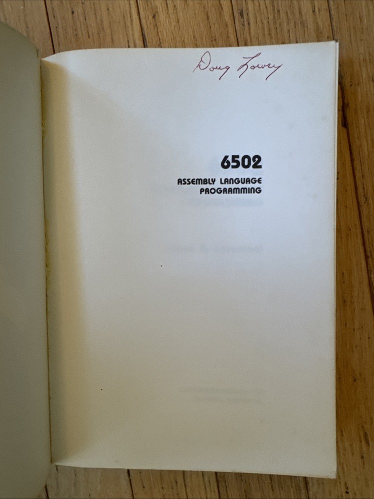 6502 assembly language programming