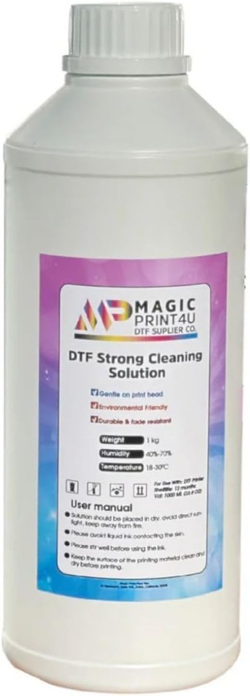 Heavy-Duty 1000ml DTF Cleaning Solution – Restore Printhead Functionality Safely