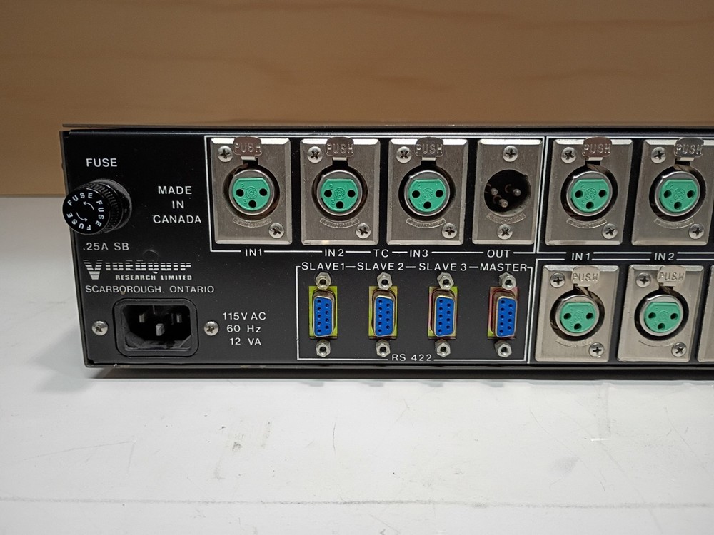 Untested Videoquip BSBX100A Multi Format 3-Channel Dub Switcher AV For Broadcast