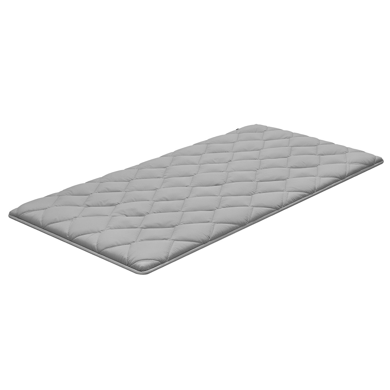 Uimoso Japanese Tatami Mat Twin Foldable Futon Mattress with Storage Bag Gray