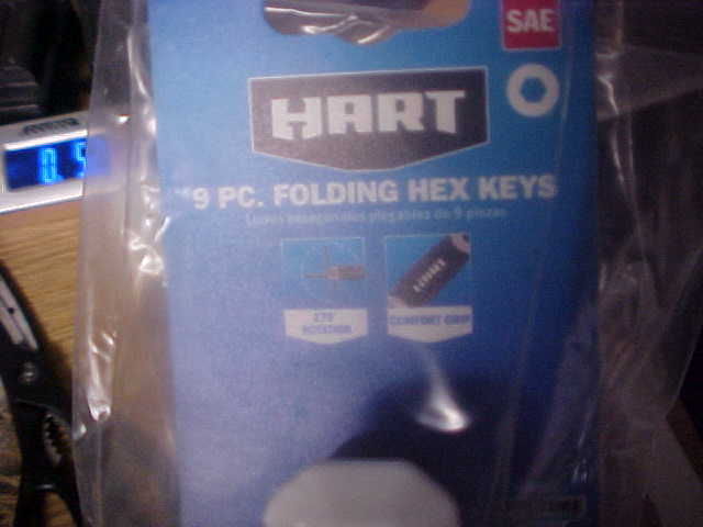 Hart 9pc Folding Hex Keys/ Hart 8pc Folding Star Keys