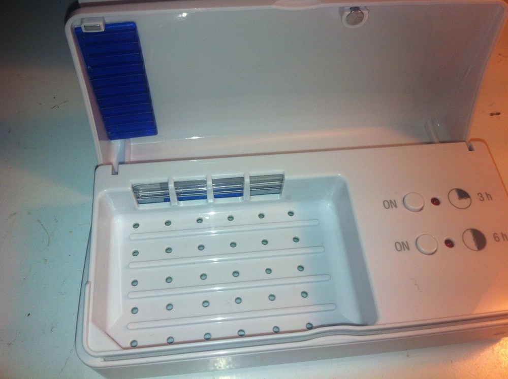 Unitron clean dry hearing aid dryer