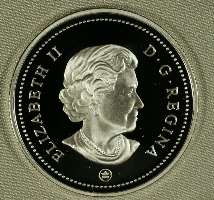 2008 Canada Quebec 400th Anniversary Proof Silver Dollar .74oz ASW