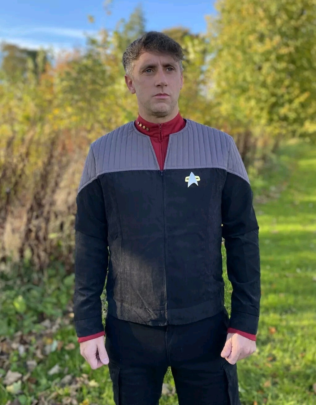 Star Trek First Contact DS9 Starfleet Captain's uniform Picard Sisko Costume