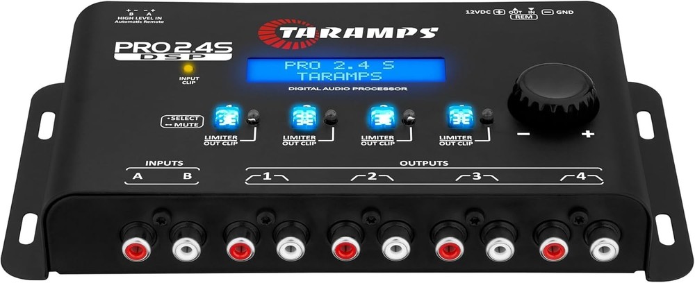 Pro 2.4S Audio Processor with Adjustable Filters - Custom Sound for Every Genre