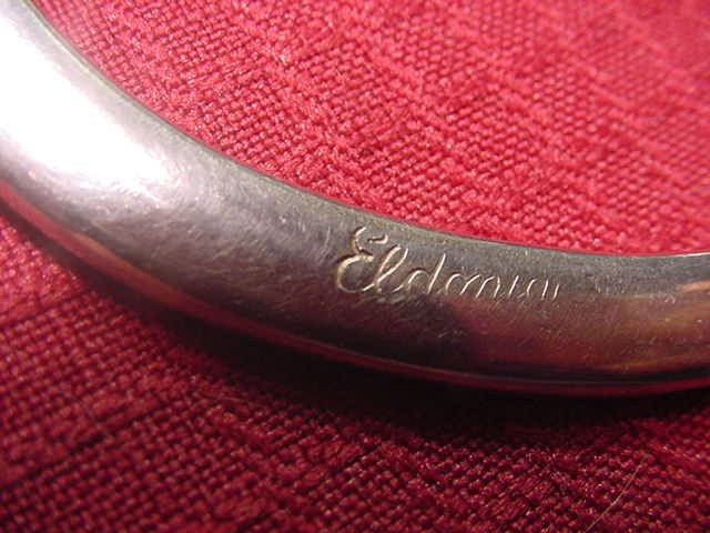 Eldonian Stainless Steel 4.5" Solid Mouth Thick Eggbutt Single Joint Snaffle Bit