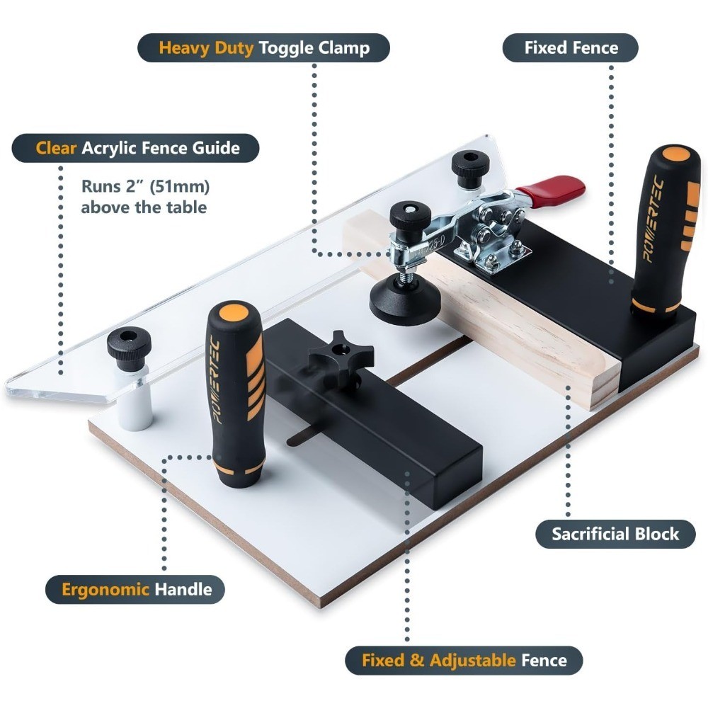 Router Coping Sled for Precise Cabinet Door Joints and Drawer Fronts with
