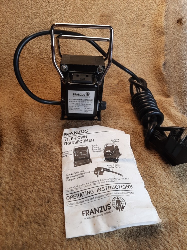 Franzus TR-100 100W Step-Down Transformer