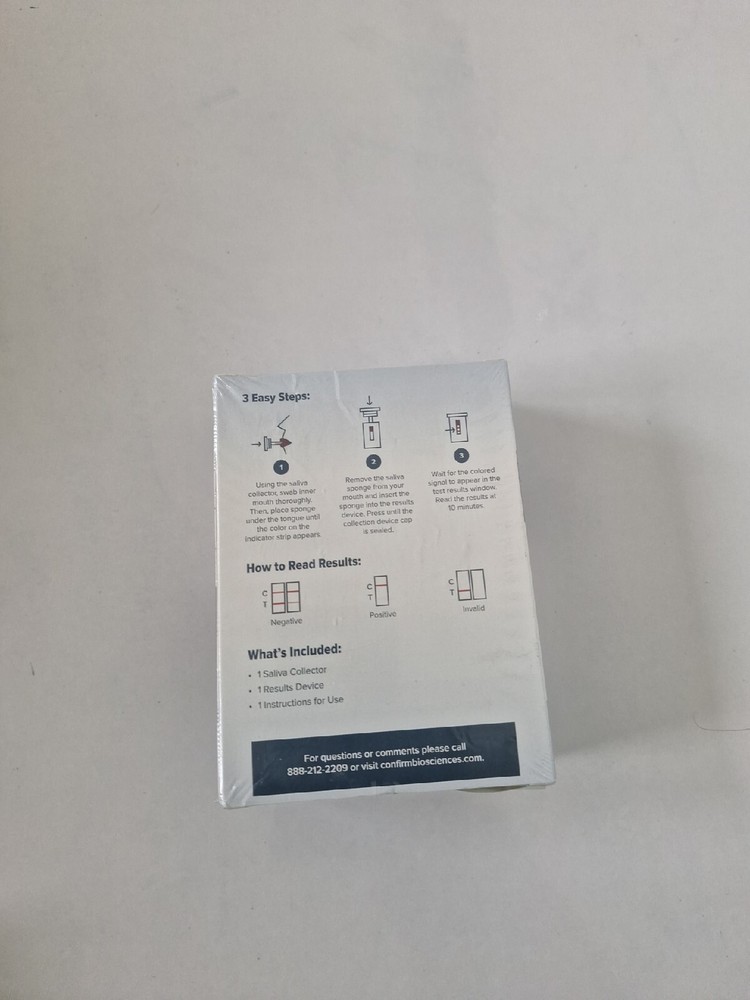 Nicconfirm Nicotine Test Instant Saliva Testing Device EXPIRE 02/2028