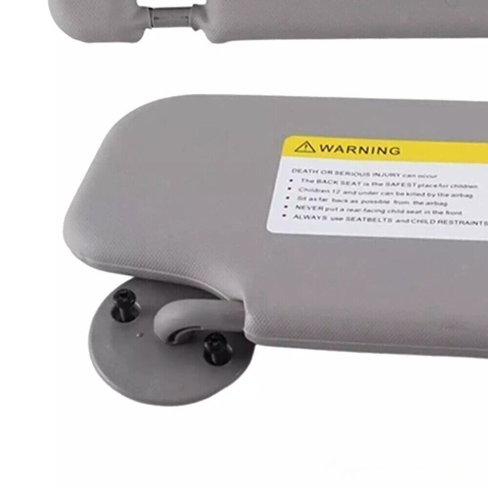 For Chevrolet Sun Visor Set Gray Driver & Passenger Side Replacement Pair