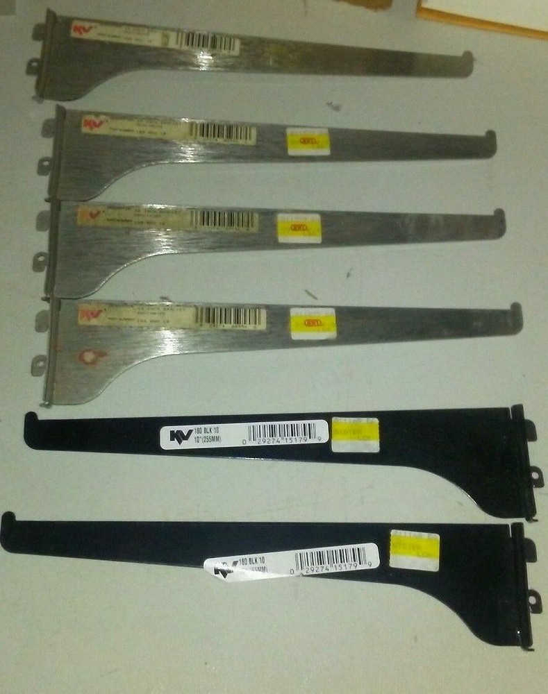 ((7)) KV 10" Shelf Brackets Hardware ((Unused!))