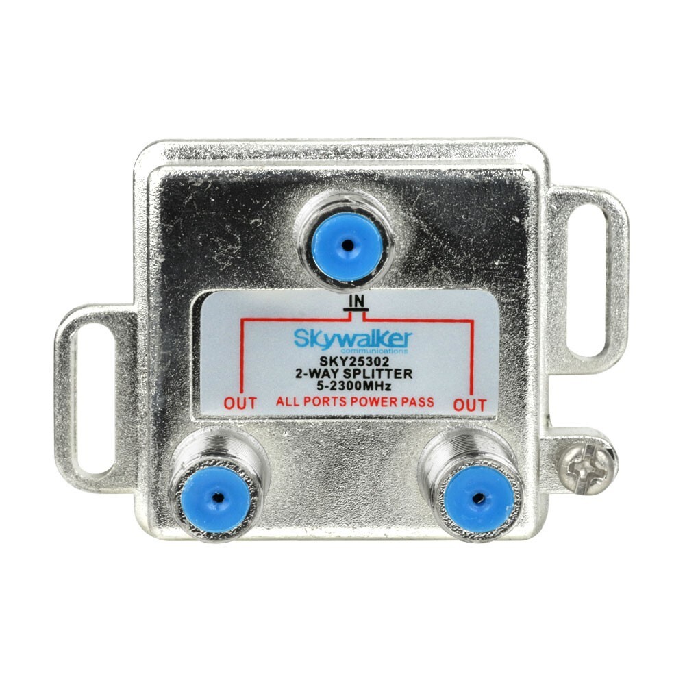 Skywalker Vertical 2-Way 5-2300MHz Splitter DC/IR All Port