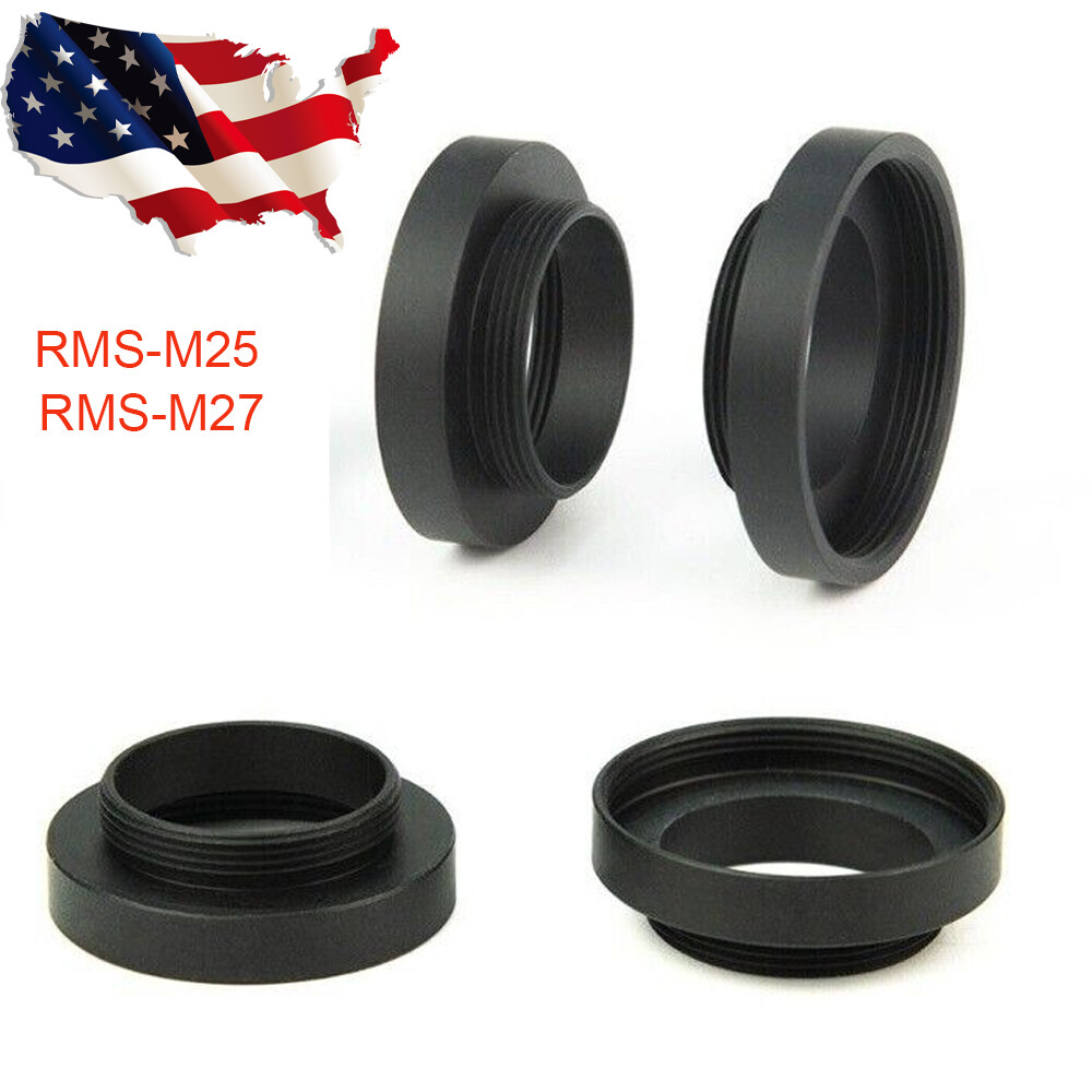 Microscope Objective Adapter Ring M25 M27 to RMS Thread for Microscope