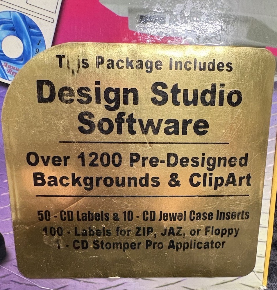 PRO CD-R LABELING SYSTEM - CD STOMPER KIT - Brand NEW Sealed