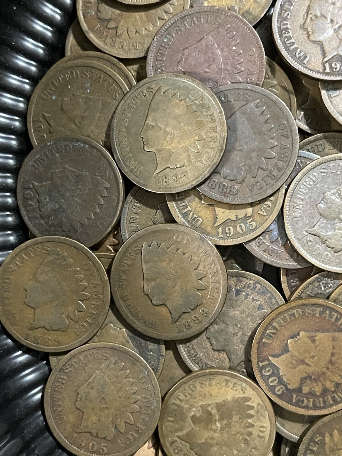 Indian Head Penny Roll of 50 ALL Indian Head Cents Lot of 50 FULL ROLL