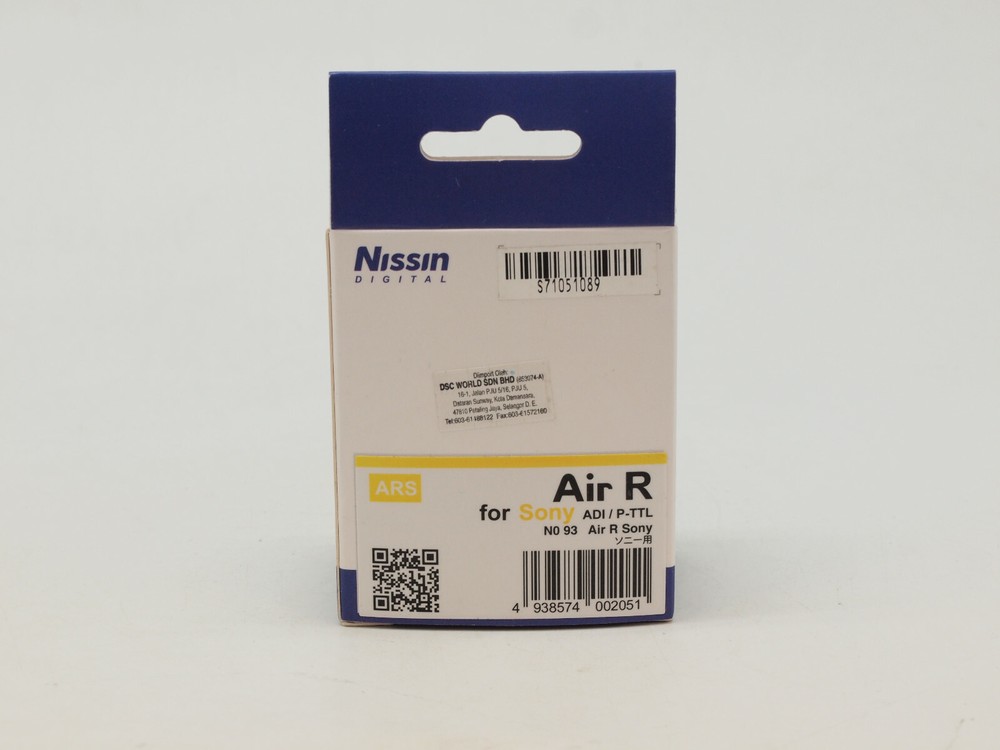 Nissin Air R Receiver for Sony Flashes with Multi Interface Shoe
