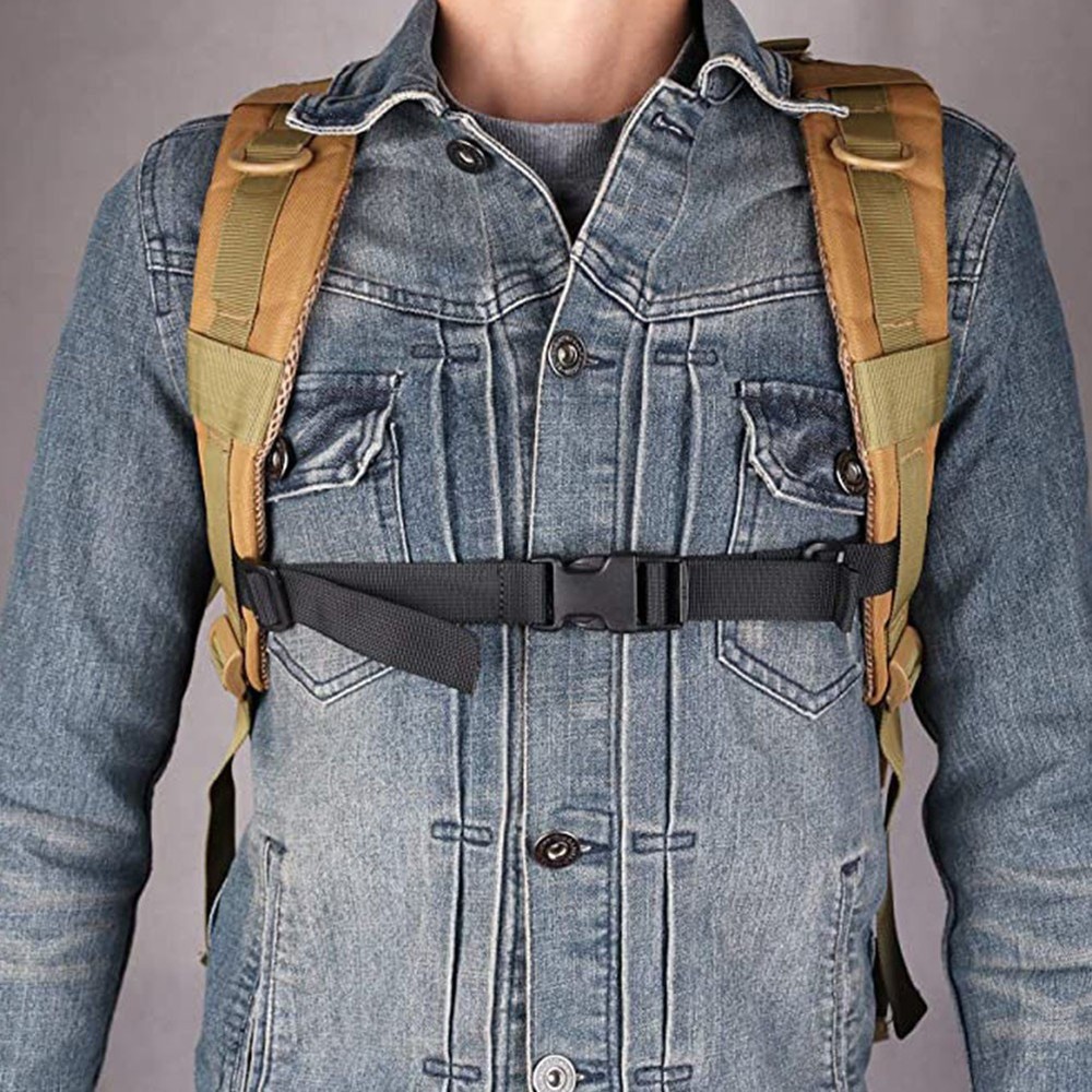 2 Pcs Backpack Strap Gear Straps Travel Adjustable Replacement Chest