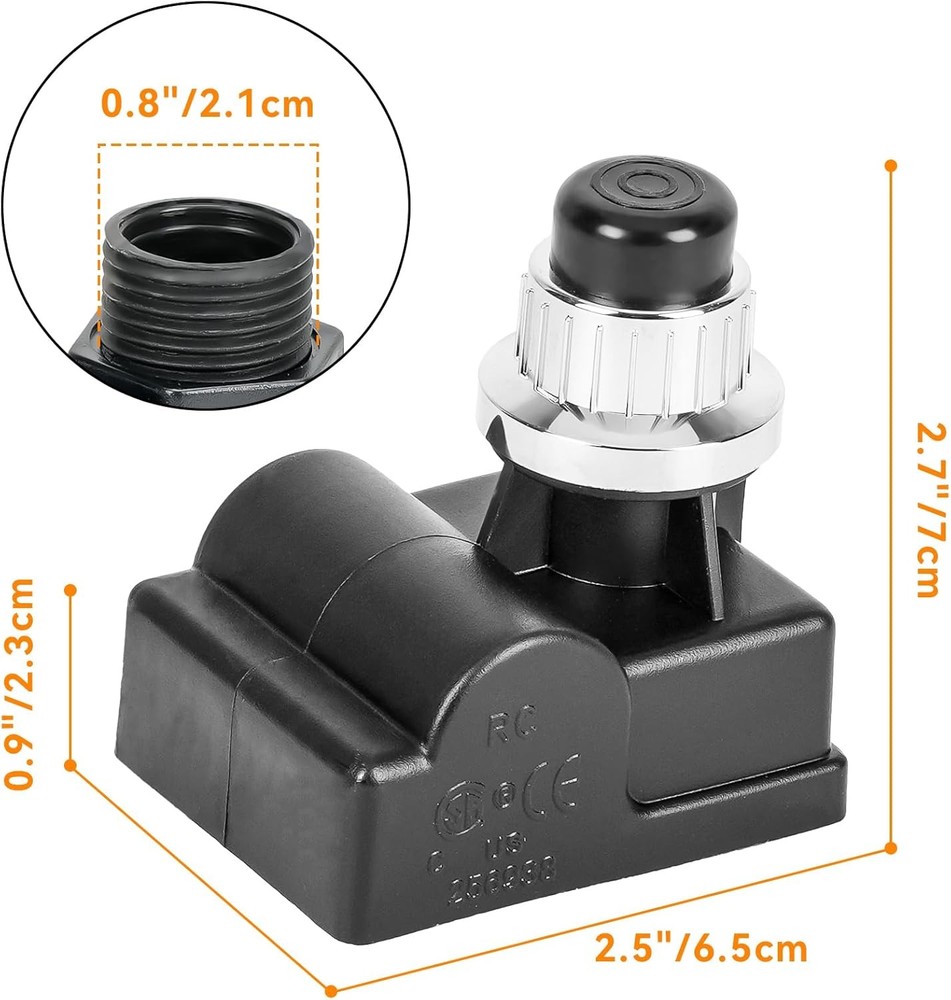 only fire 6 Outlets AA Battery Push Button Igniter 6 Outlet, Silver
