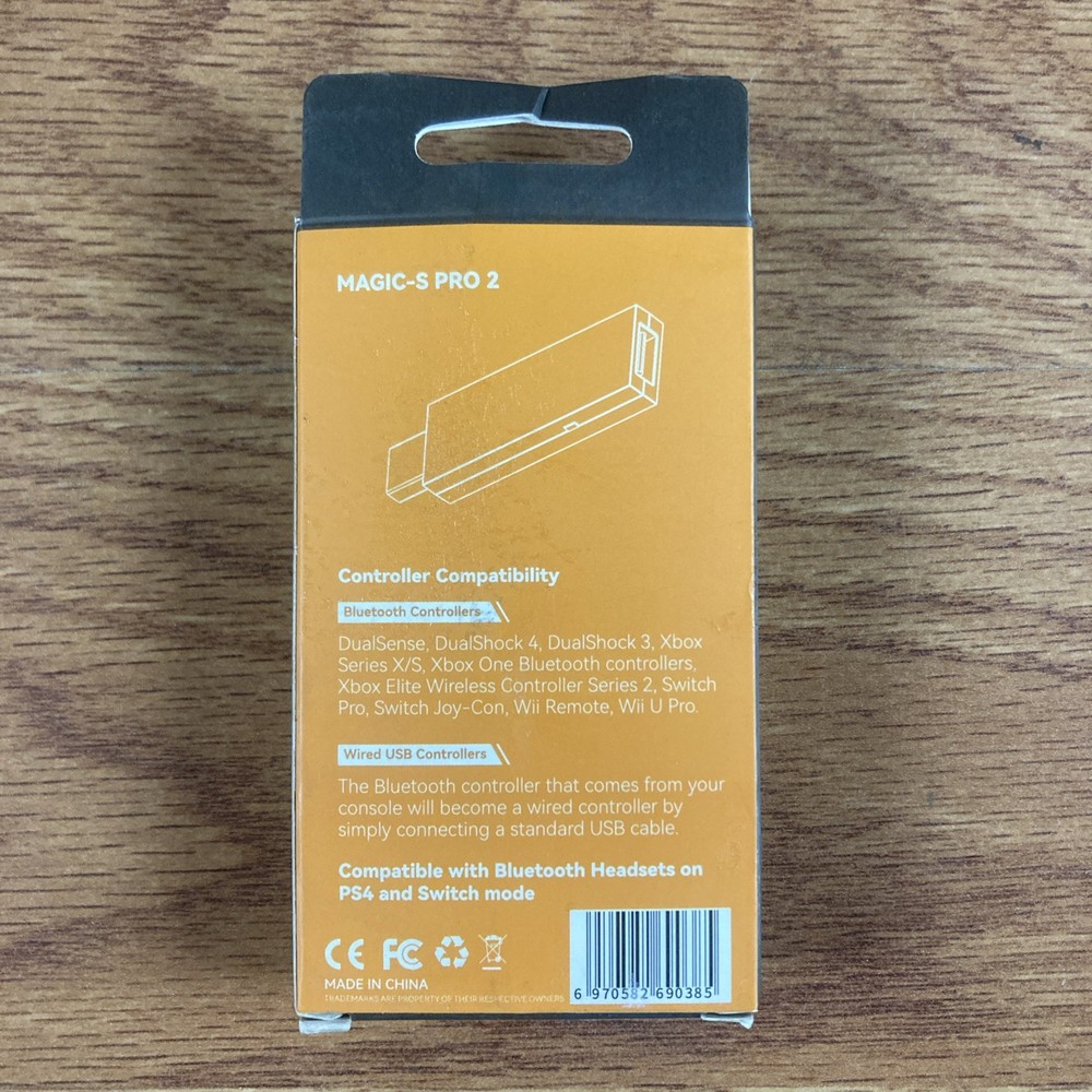 MAYFLASH MAGIC-S Pro 2 Wireless Bluetooth USB Adapter for PS3 PS4 Switch Windows