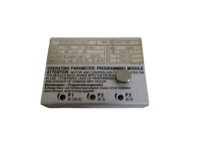 INDRAMAT MODULE 02/1X0231-099  UNMP