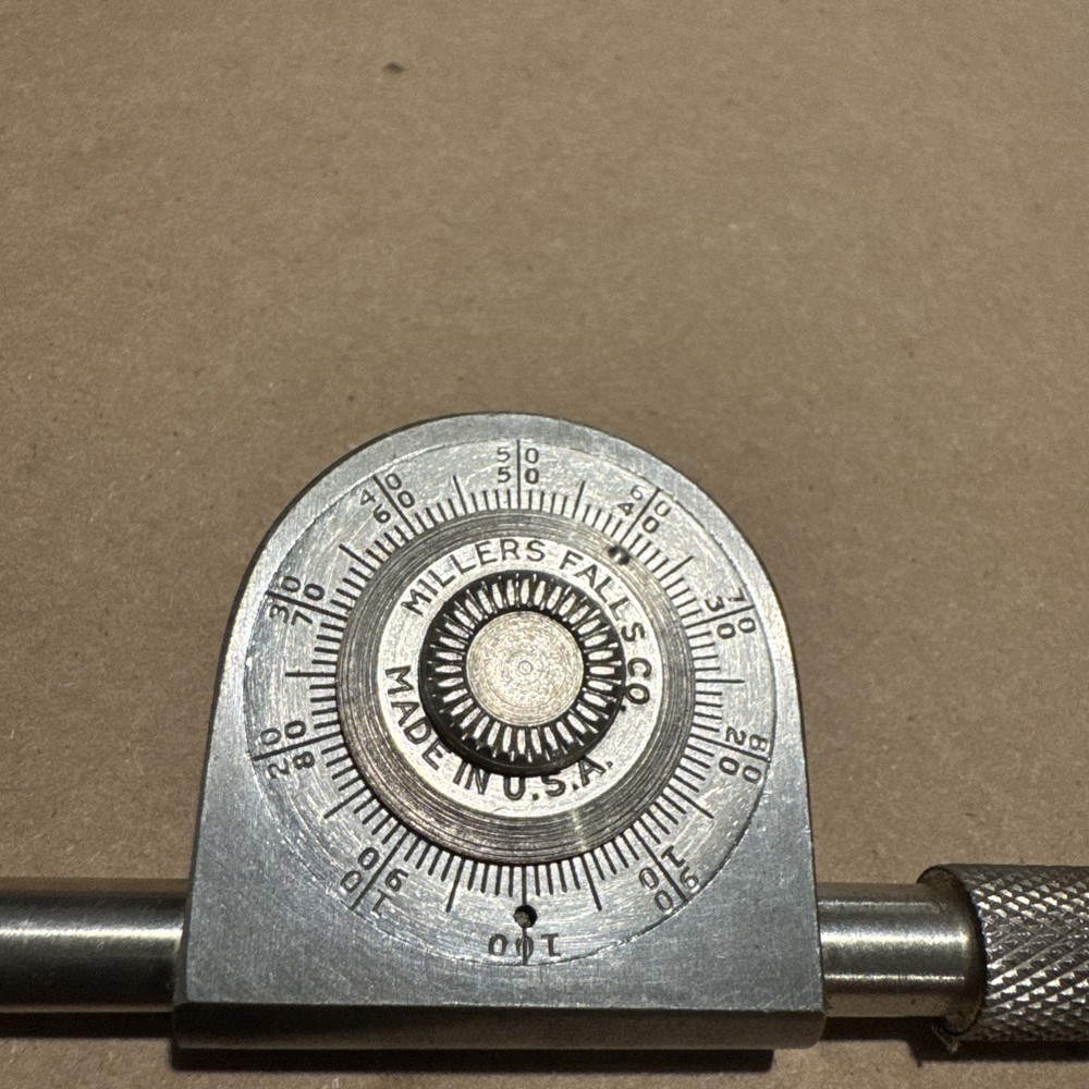Millers Falls Co tachometer