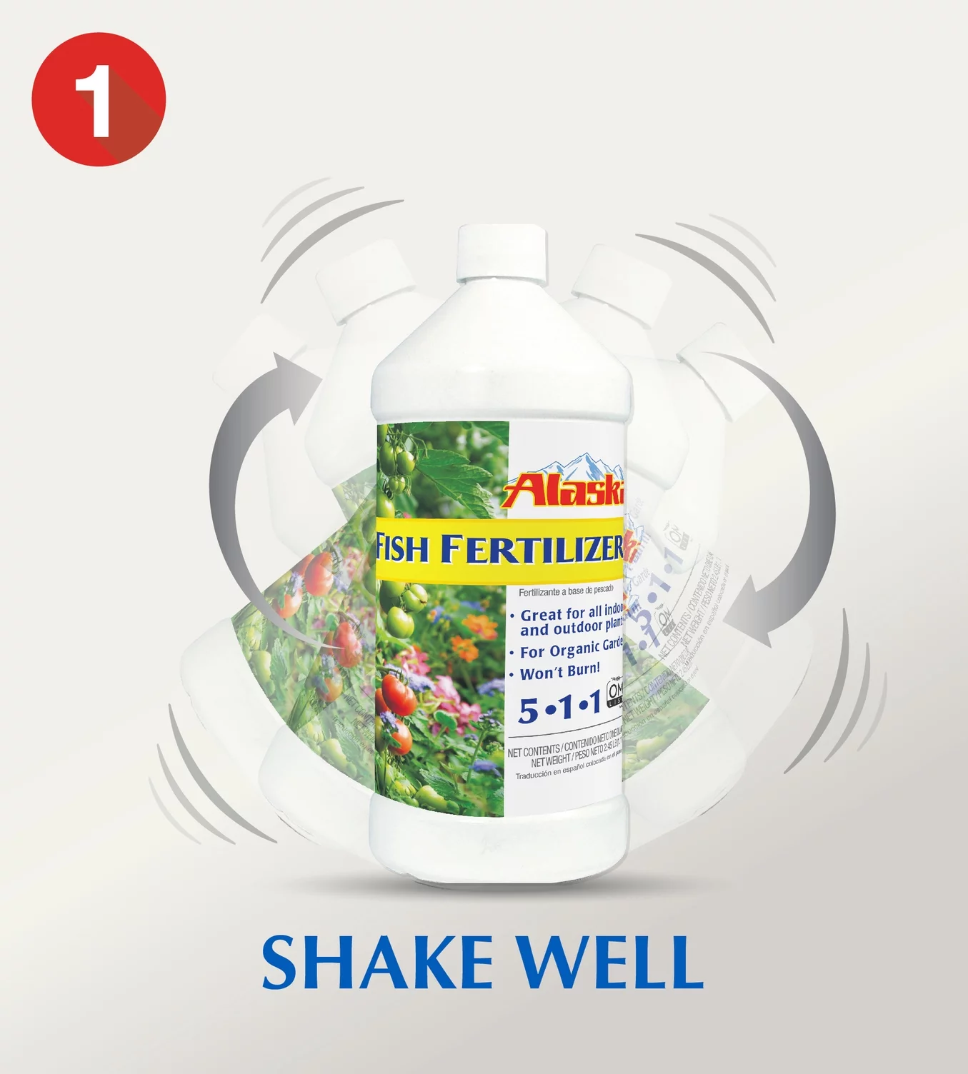 Fish Emulsion Plant Food, 5-1-1 Fertilizer