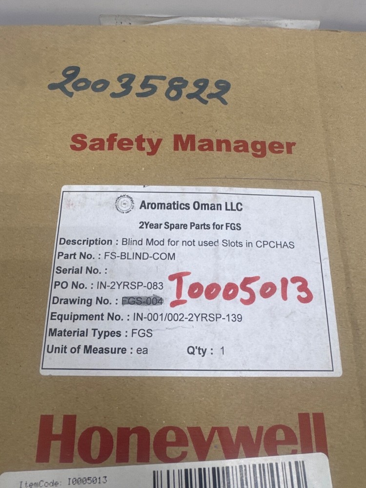 HONEYWELL FS-BLIND-COM BLIND MODULE