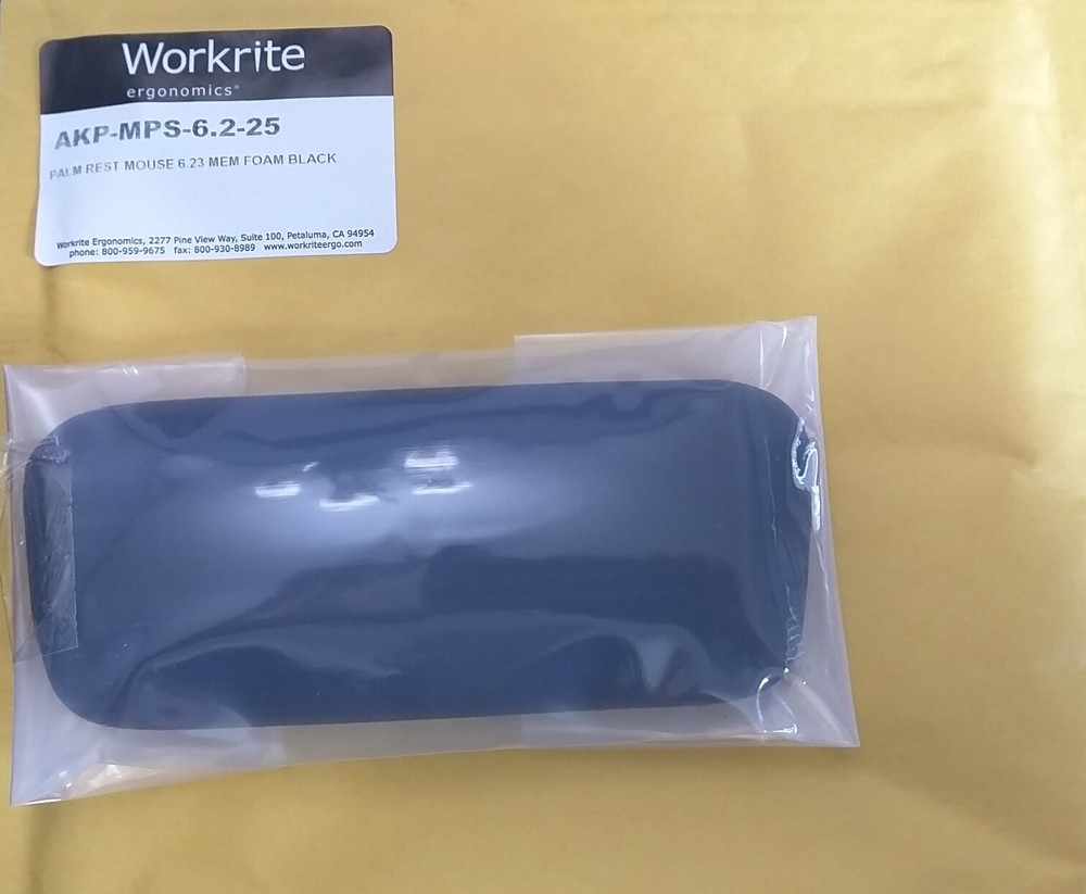 WORKRITE KEYBOARD PLATFORM 482 REPLACEMENT MOUSE PALM SUPPORT AKP-MPS-6.2-25