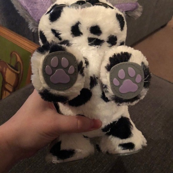 Present Pets Interactive Puppy Sparkle Dalmation! Spin Master WORKS Sparkle Pup!