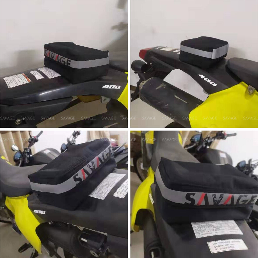 Black Fender Pack Tool Bag For SUZUKI DRZ400S DRZ400E DRZ 400SM DR-Z400 S/SM/E