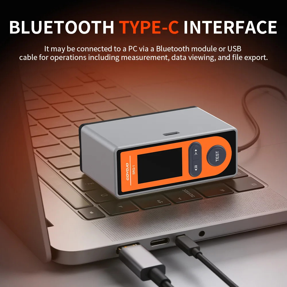 Portable Surface Roughness Tester High Precision Metal IPS TFT 500 Data Storage