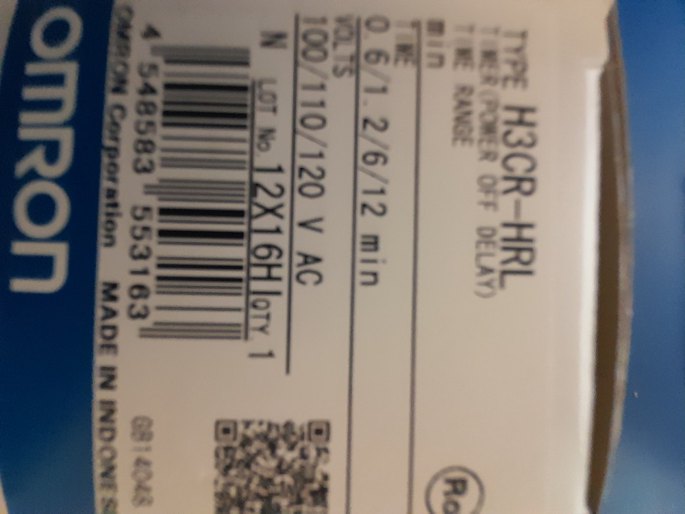 OMRON H3CR-HRL Solid State Power Off-Delay Timer