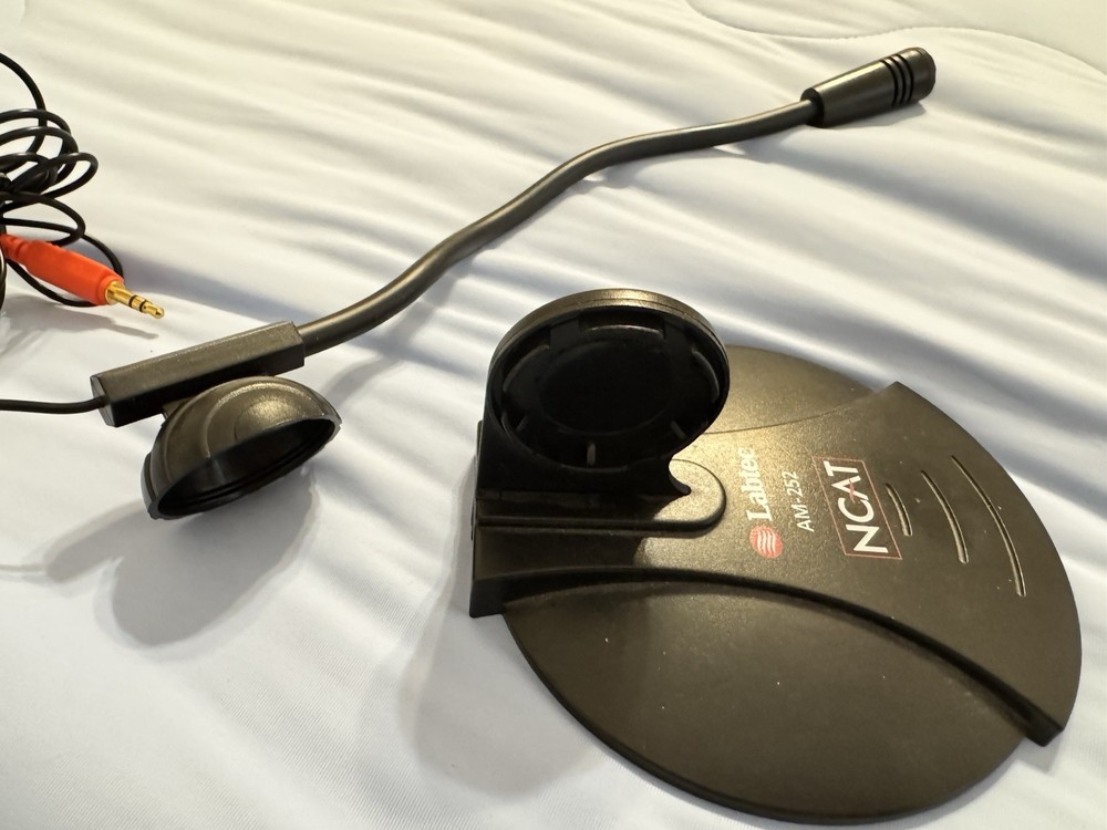 Labtec NCAT AM-252 FlexNeck PC Desktop Microphone with 7.5 ft mic cable