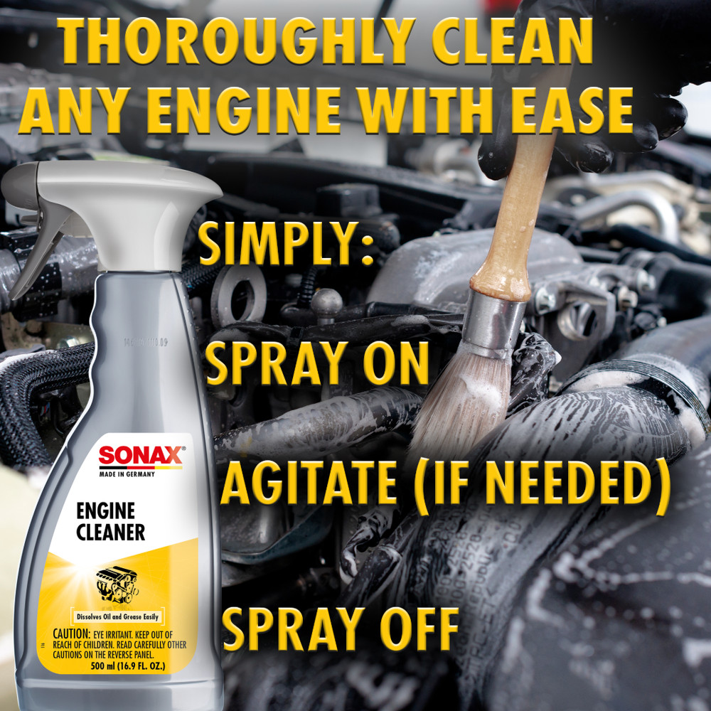 Engine Degreaser - SONAX Engine Cleaner (500 ml Spray Bottle)