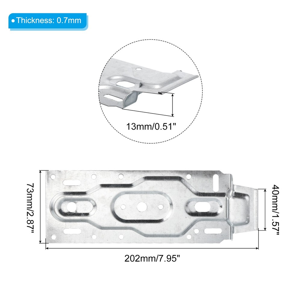 Air Conditioner Wall Mount Bracket Indoor Internal Unit Universal Hanging Plate