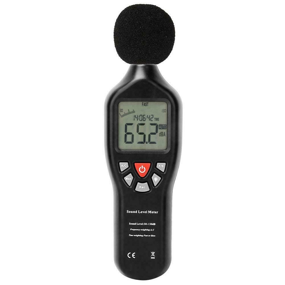 Sound Level Meter Data Logging Function 30dB~130dB Noise Tester Measuring Range
