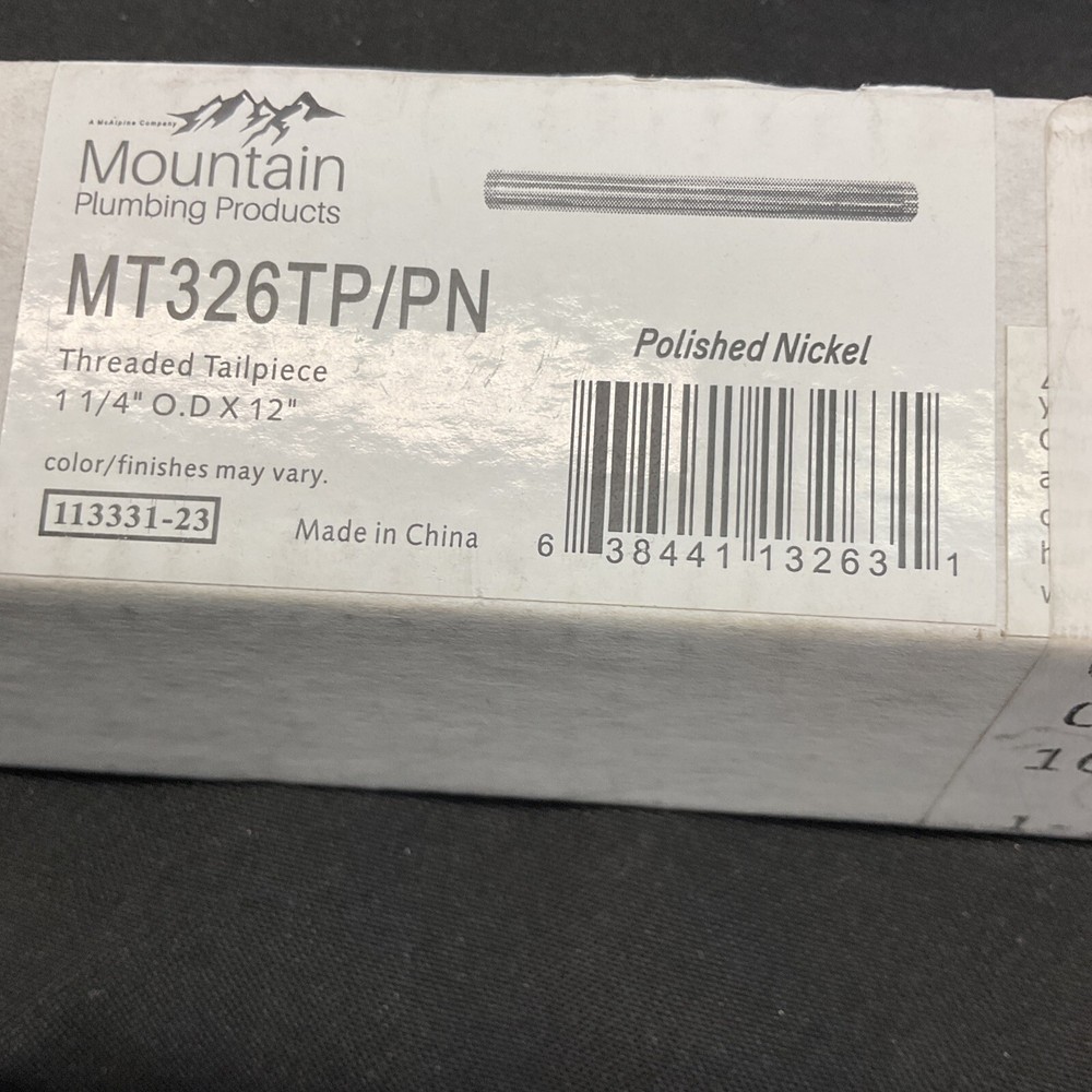 Mountain Plumbing Threaded Tailpiece MT326TP/PN P9