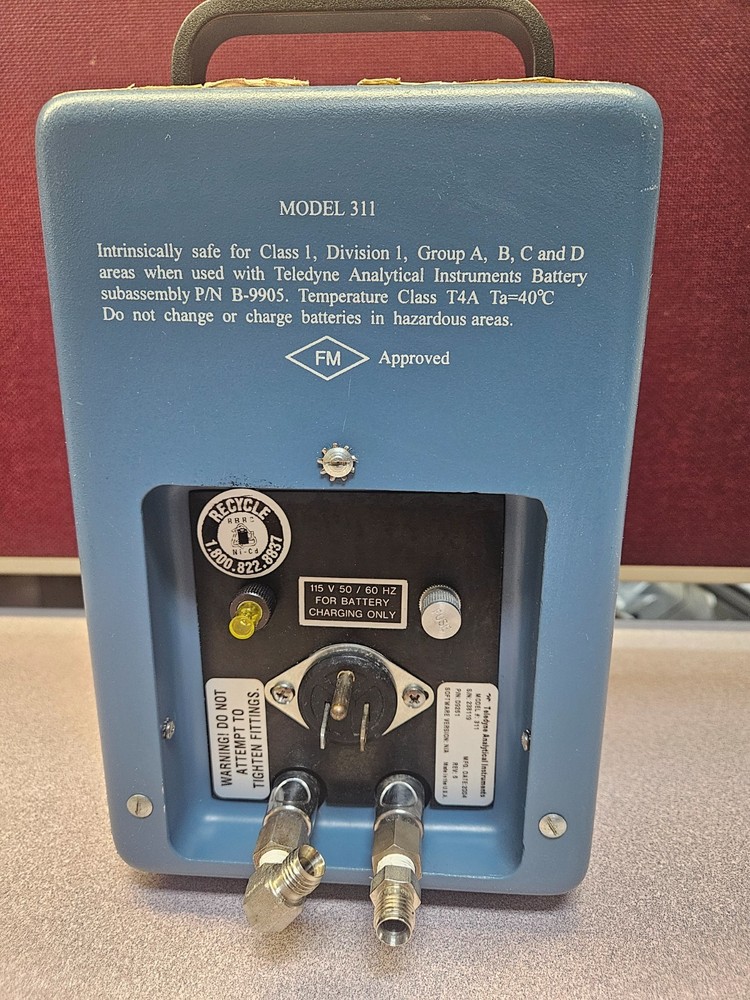 TELEDYNE PORTABLE TRACE OXYGEN ANALYZER MODEL 311 O2