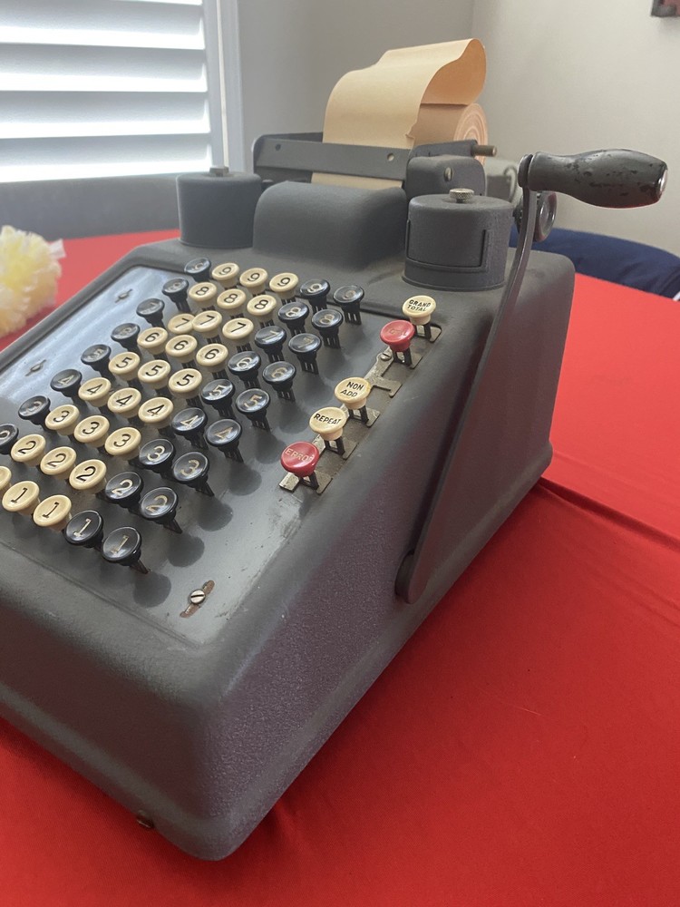 Vintage Burroughs adding machine , Collectible, Antique