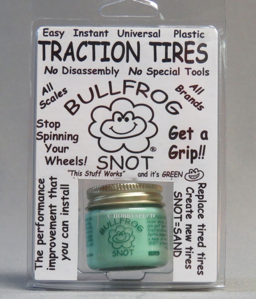 BULLFROG SNOT EASY INSTANT UNIVERSAL PLASTIC ENGINE TRACTION TIRES train BFS-1